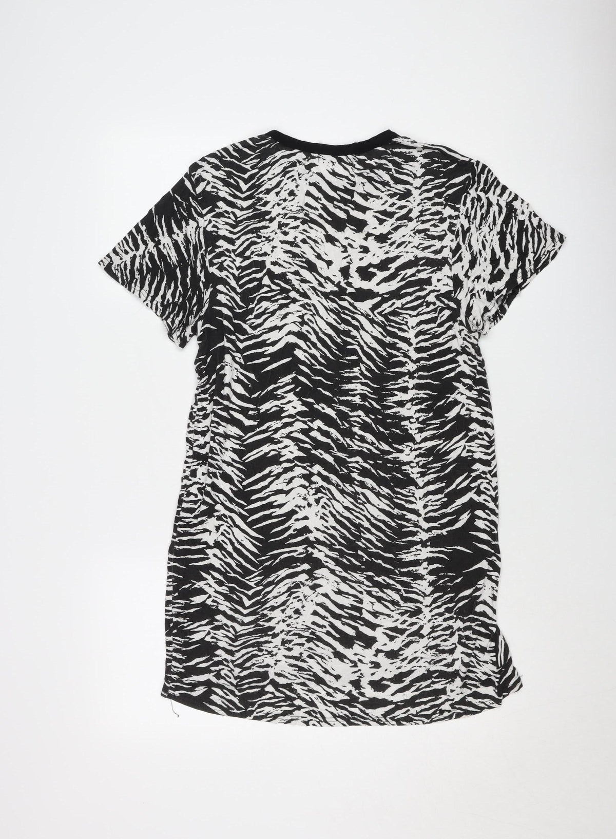 PrettyLittleThing Women's Black T-Shirt Dress, Size 10