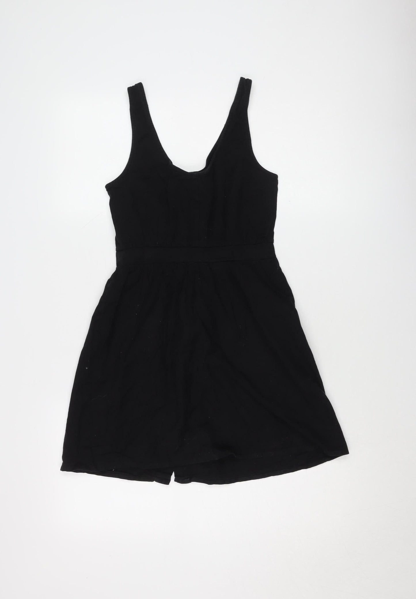 ASOS Women's Black Sleeveless Cotton Dress Size 6
