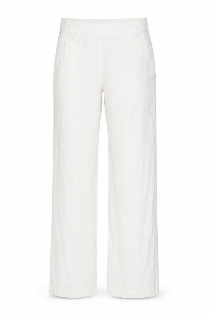 Nomads Women's White Cotton Trousers Size 12