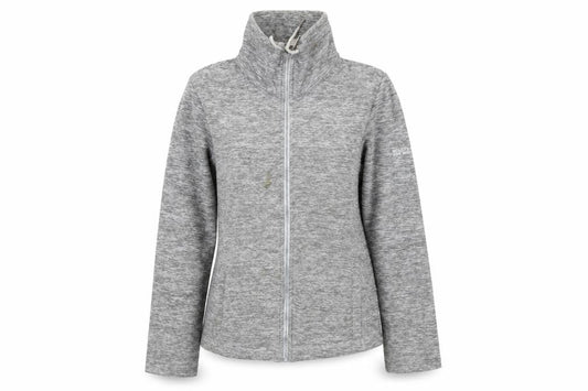 Regatta Women's Grey Jacket Size 12, Full Zip