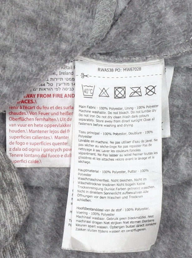 Regatta Women's Grey Jacket Size 12, Full Zip