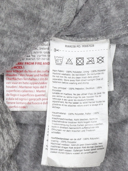 Regatta Women's Grey Jacket Size 12, Full Zip