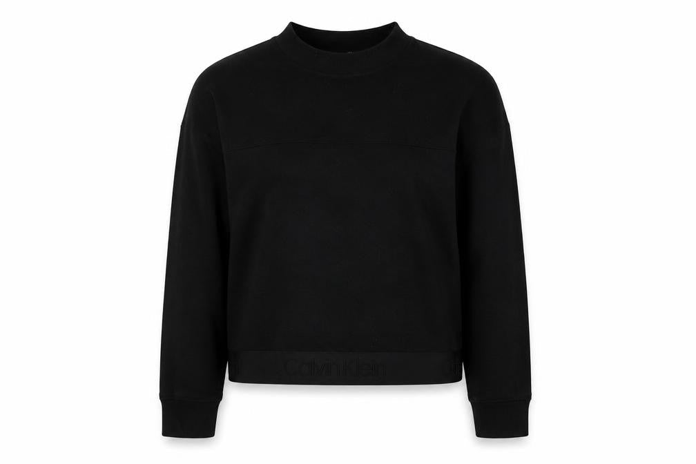Calvin Klein Women's Black Pyjama Top S