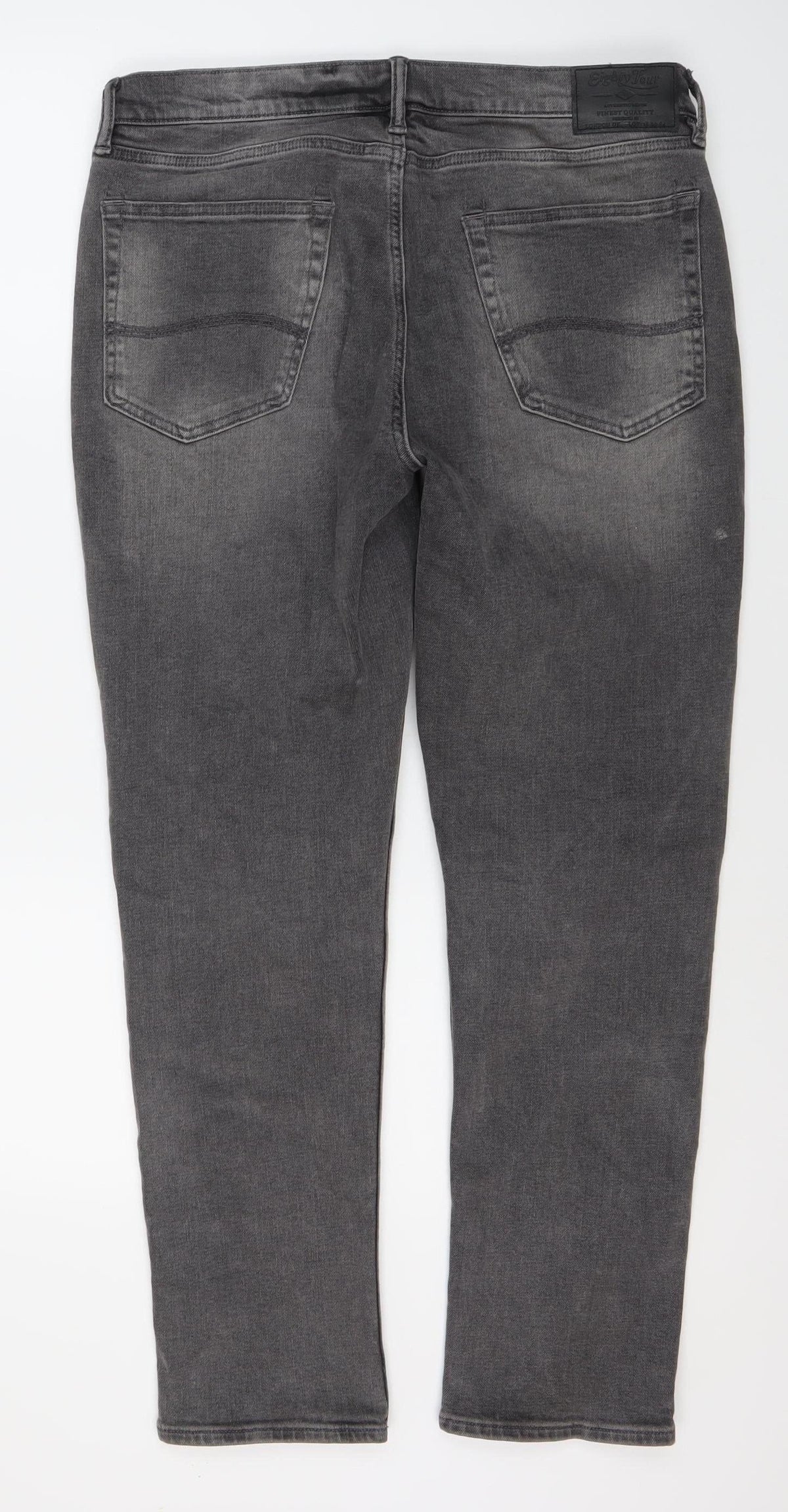 Marks & Spencer Grey Slim Fit Men's Jeans 31W 34L