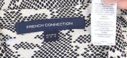 Close-up detail of French Connection Women's Multicoloured Blouse, size 12