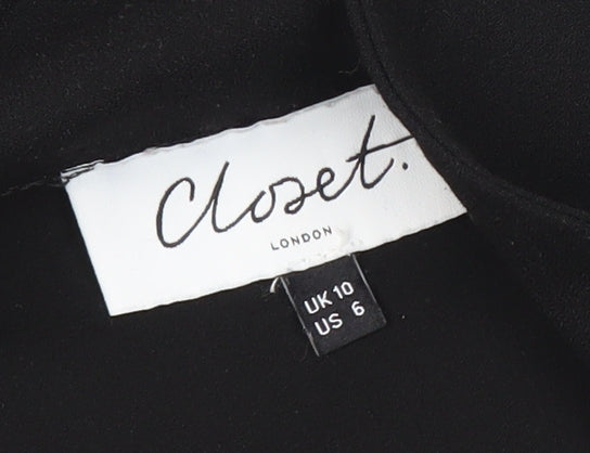 Closet London Women's Black Jumpsuit, Size 10