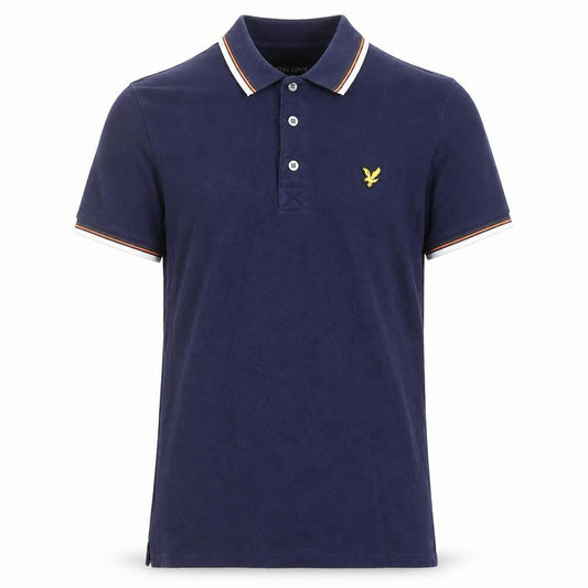 Lyle & Scott Men's Blue Polo Shirt Size S, Logo, Casual