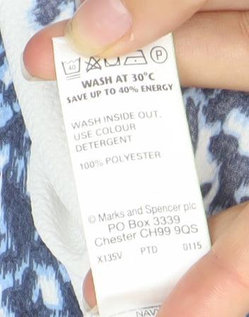Marks & Spencer Women's Multicoloured Floral Tunic Blouse Size 12