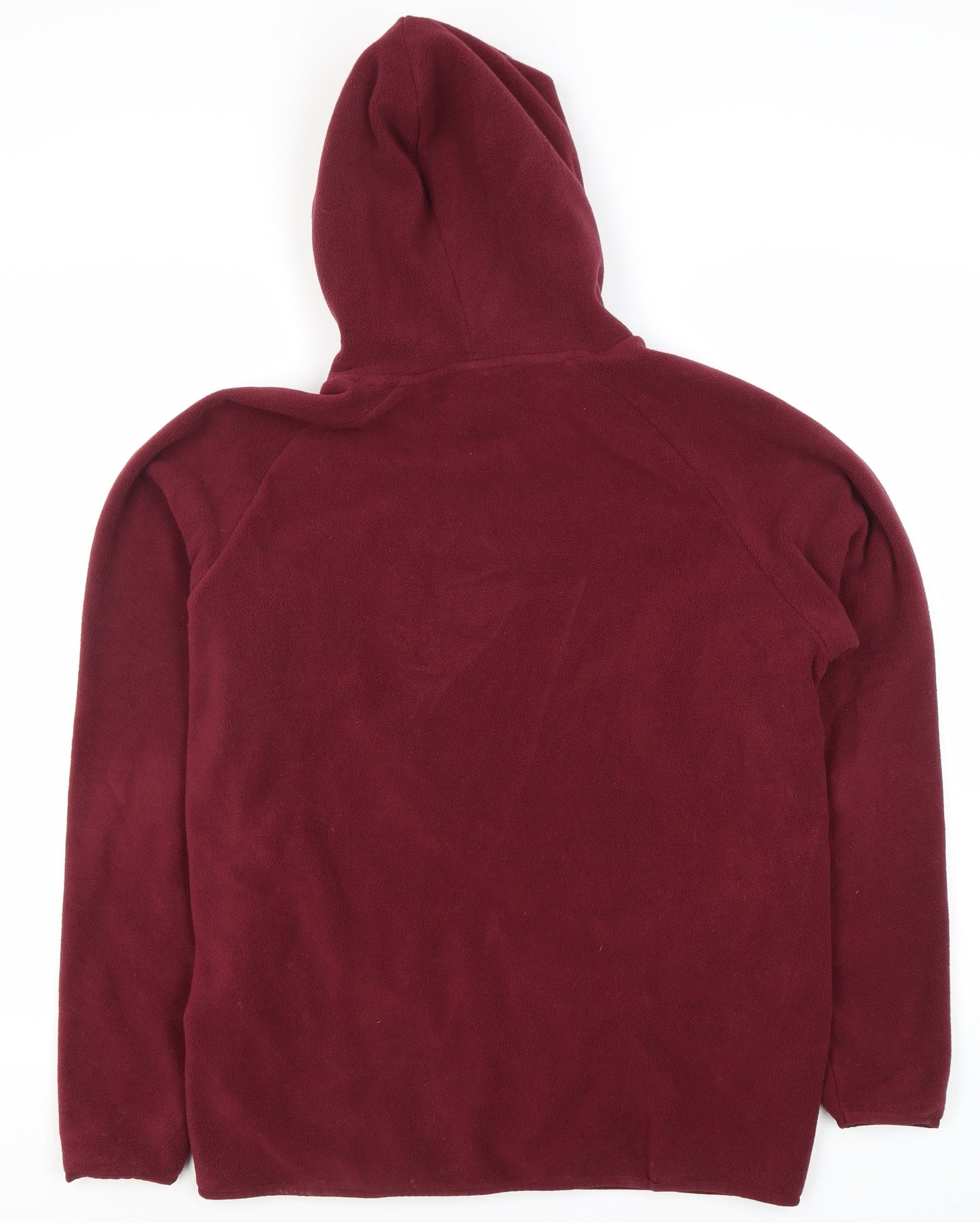 MP Men's Red Pullover Hoodie - Size S, Fleece