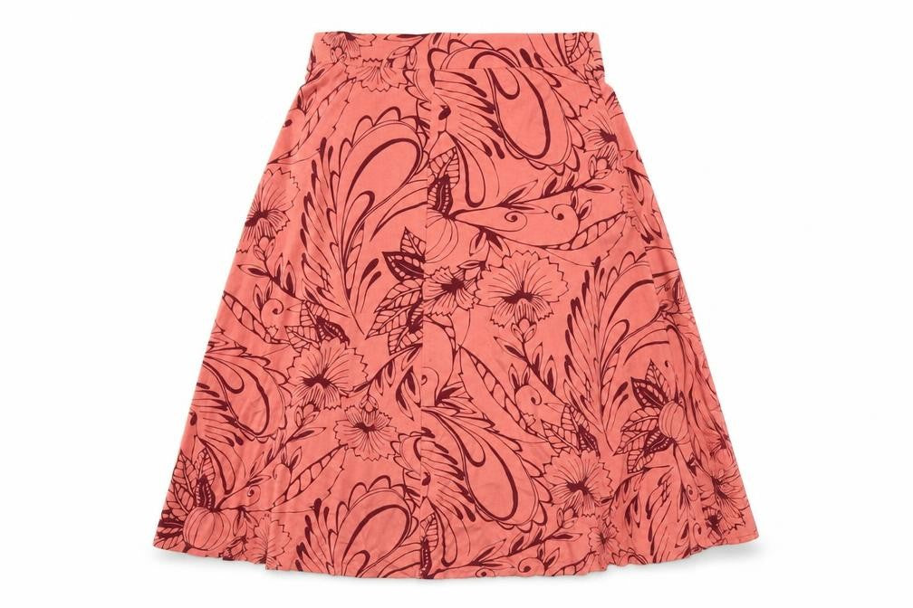 Marks & Spencer Women's Pink Floral A-Line Skirt UK 16
