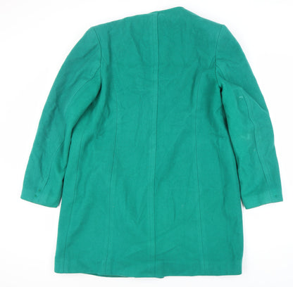 Alexon Women's Green Mid-Length Wool Coat Size 14