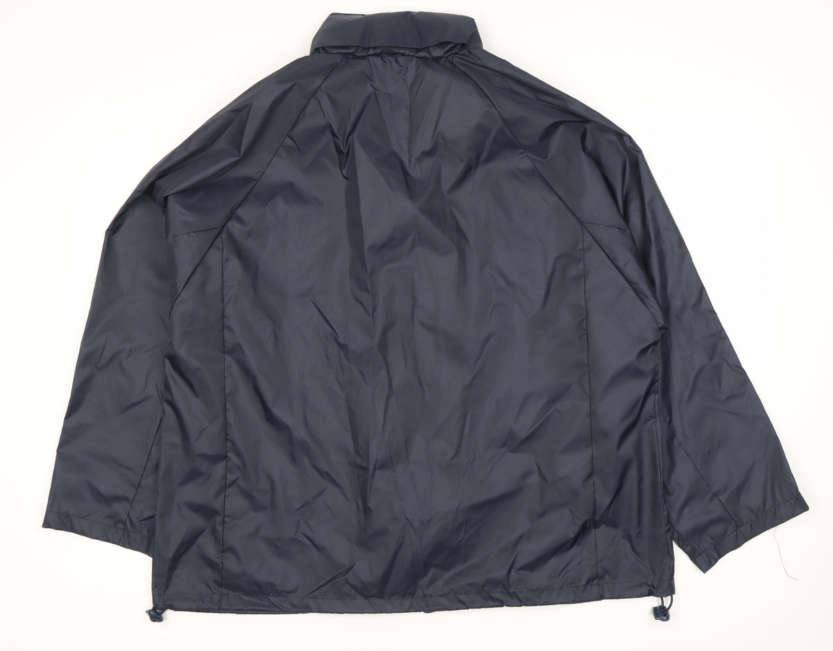 Bonmarché Women's Blue Mid-Length Basic Jacket