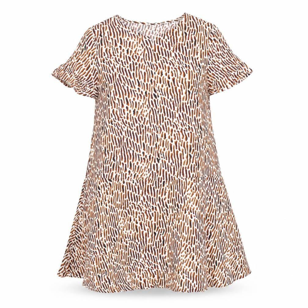 Weekday Women's Multicoloured Animal Print Shift Dress S