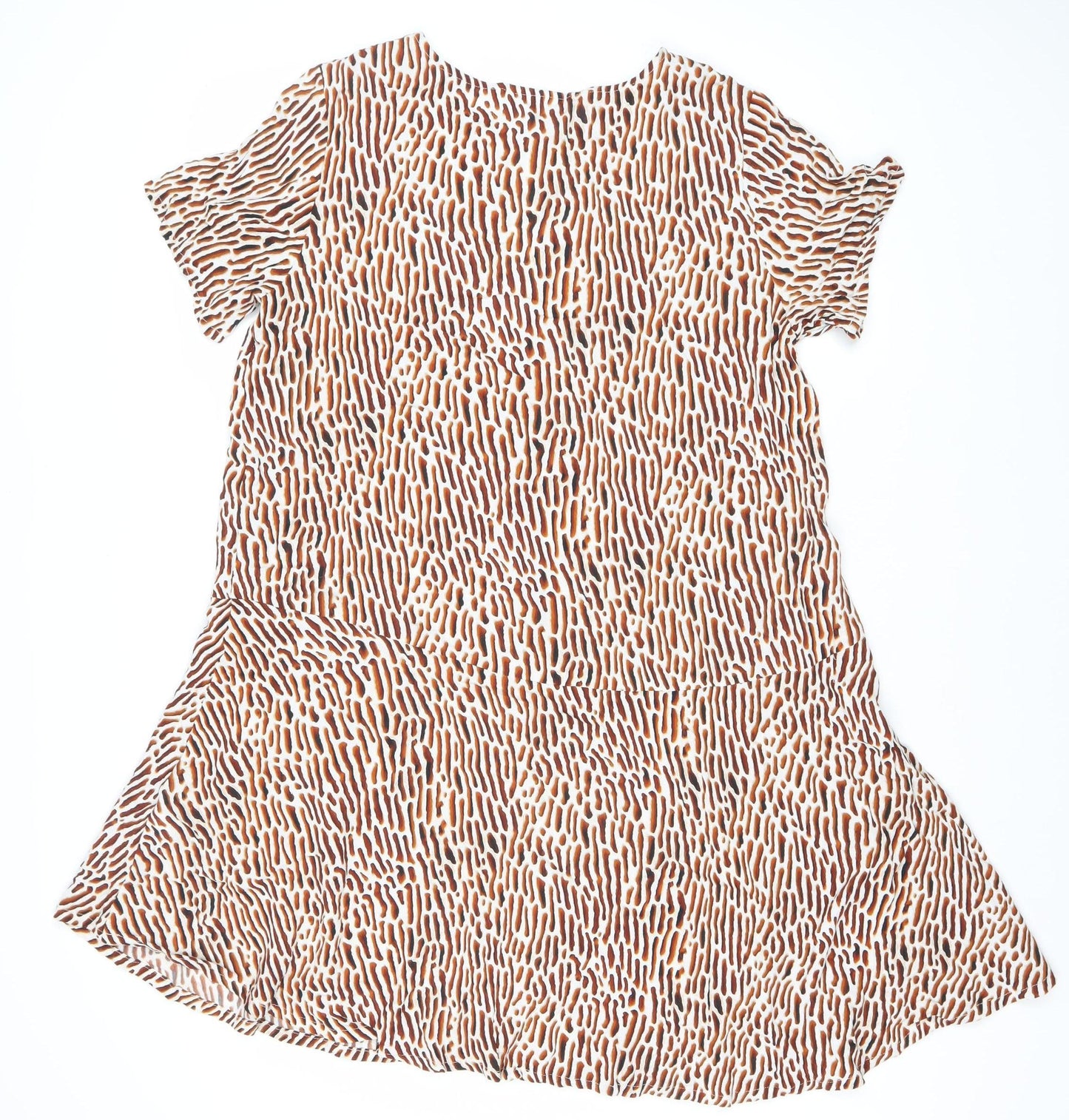 Weekday Women's Multicoloured Animal Print Shift Dress S