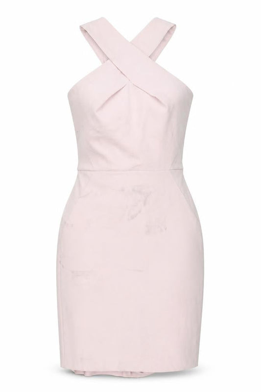 Mango Women's Pink Sleeveless Dress Size 10