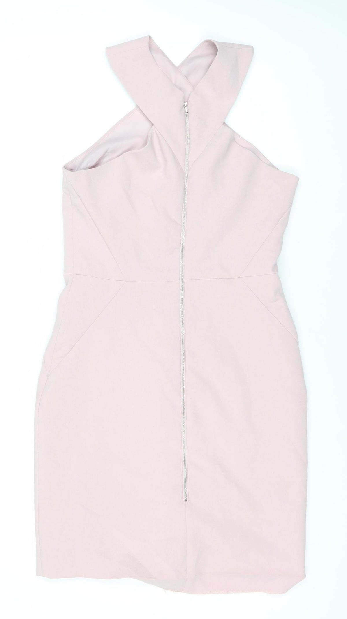 Mango Women's Pink Sleeveless Dress Size 10