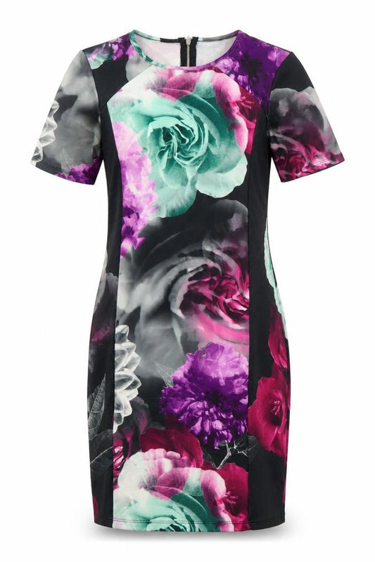 Lipsy Women's Multicoloured Floral Sheath Dress, Size 14