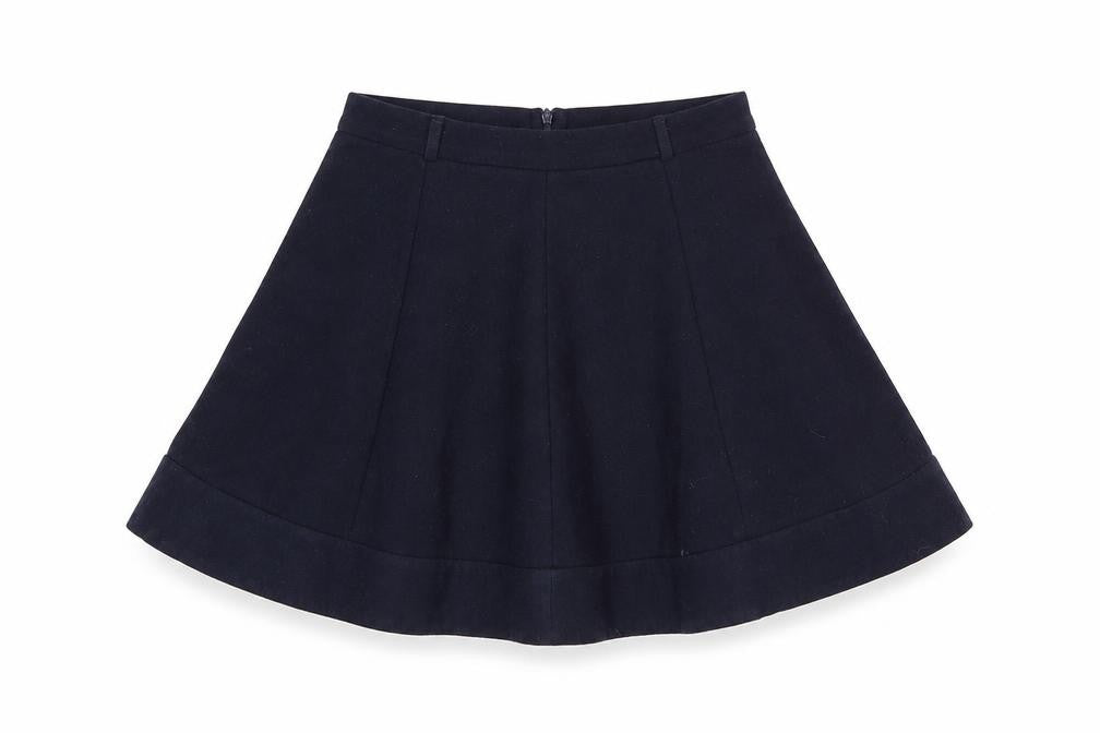 River Island Women's Blue A-Line Skirt, Size 16