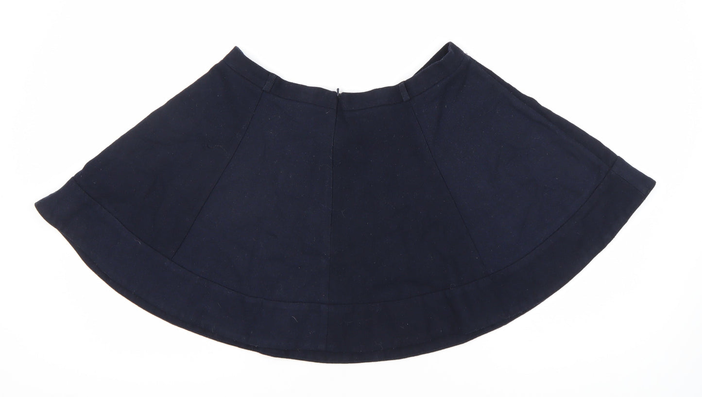 River Island Women's Blue A-Line Skirt, Size 16