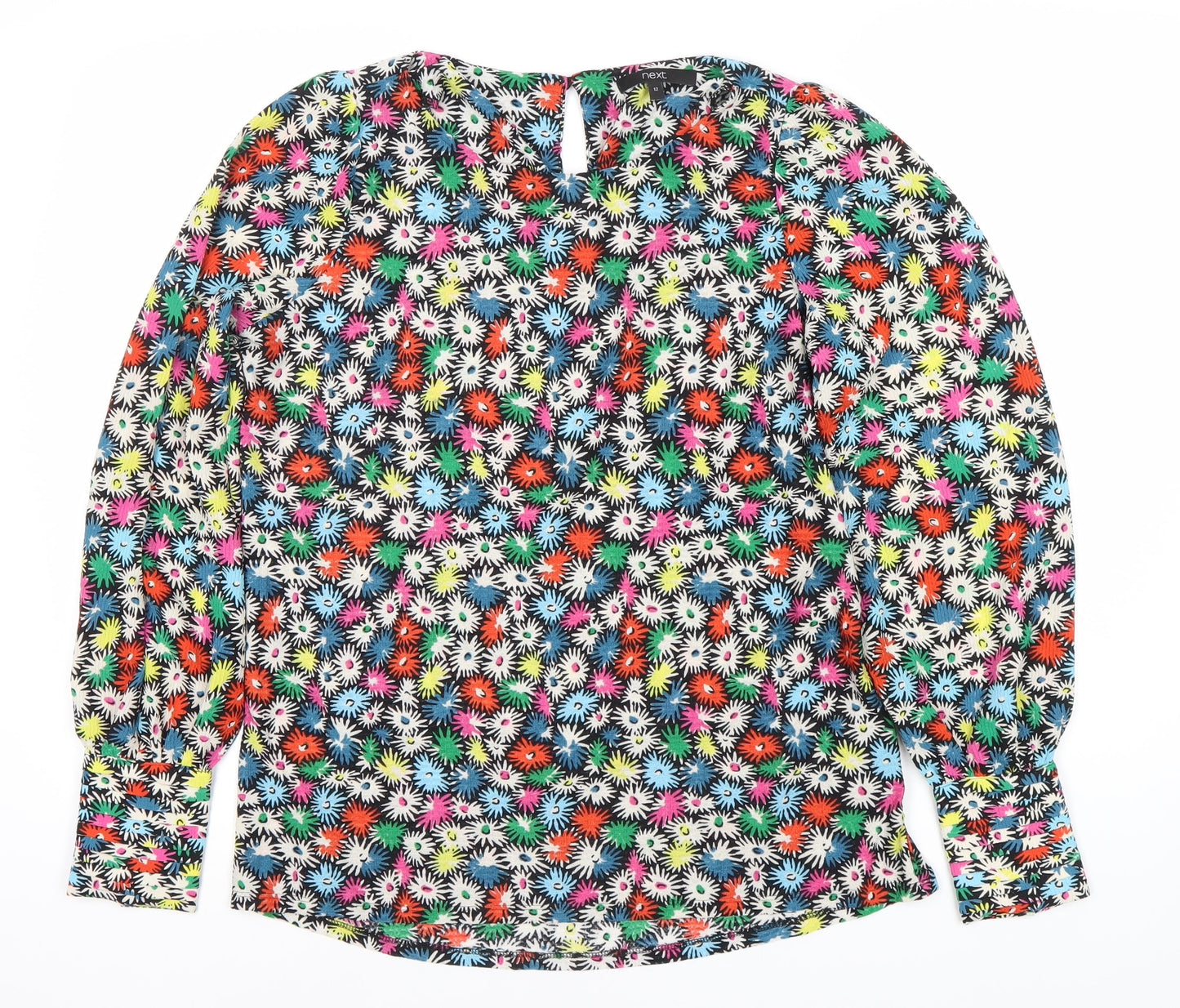 Next Women's Multicoloured Floral Blouse Size 12
