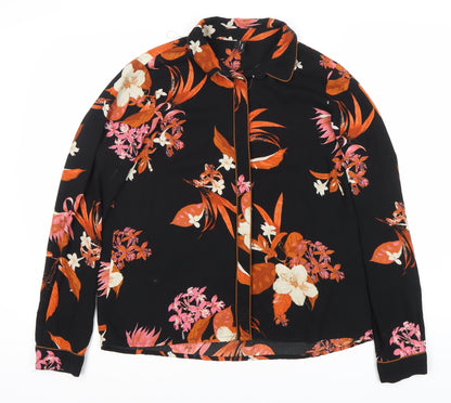 Vero Moda Women's Floral Button-Up Shirt Size 8
