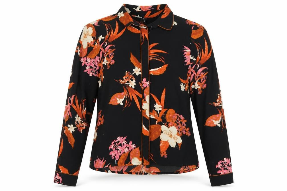 Vero Moda Women's Floral Button-Up Shirt Size 8