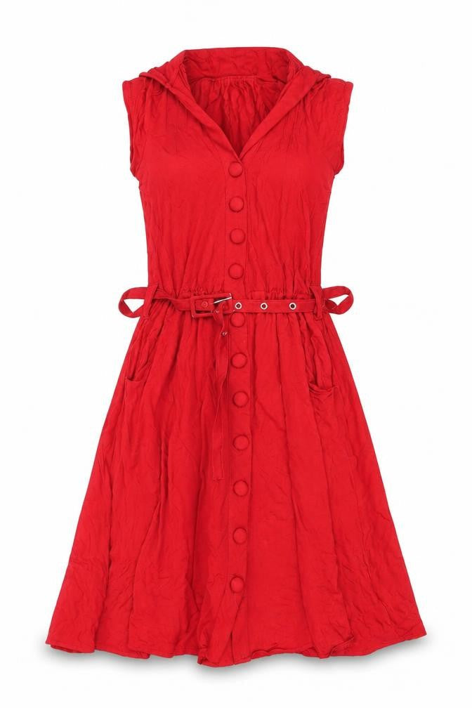 Anna Scholz Red A-Line Women's Dress XL