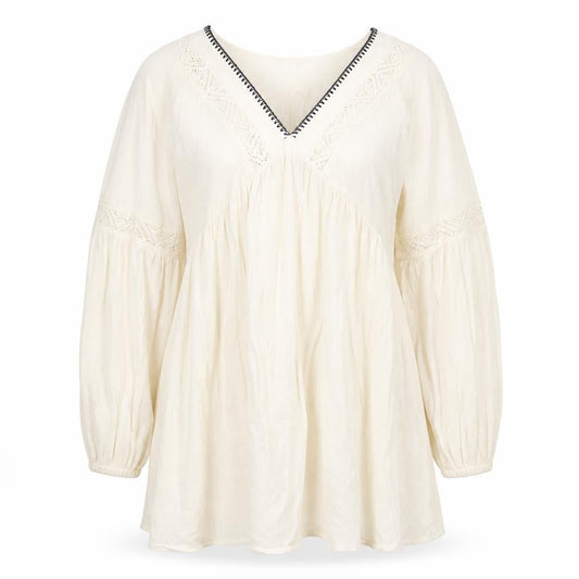 Marks & Spencer Women's Ivory Long Sleeve Dress