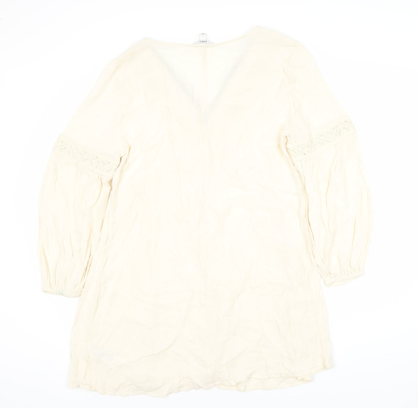 Marks & Spencer Women's Ivory Long Sleeve Dress