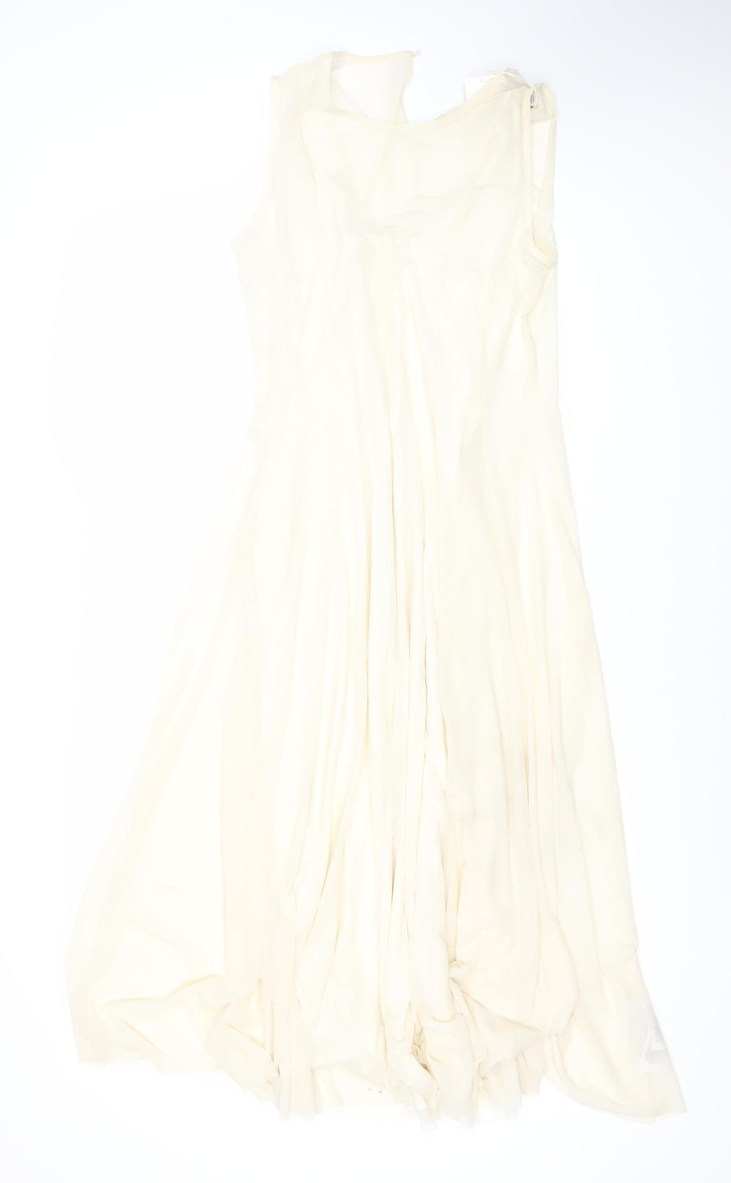 Marks & Spencer Women's Ivory Dress, Size 12, Sleeveless