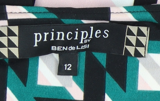 Principles Women's Multicoloured Wrap Dress, Size 12