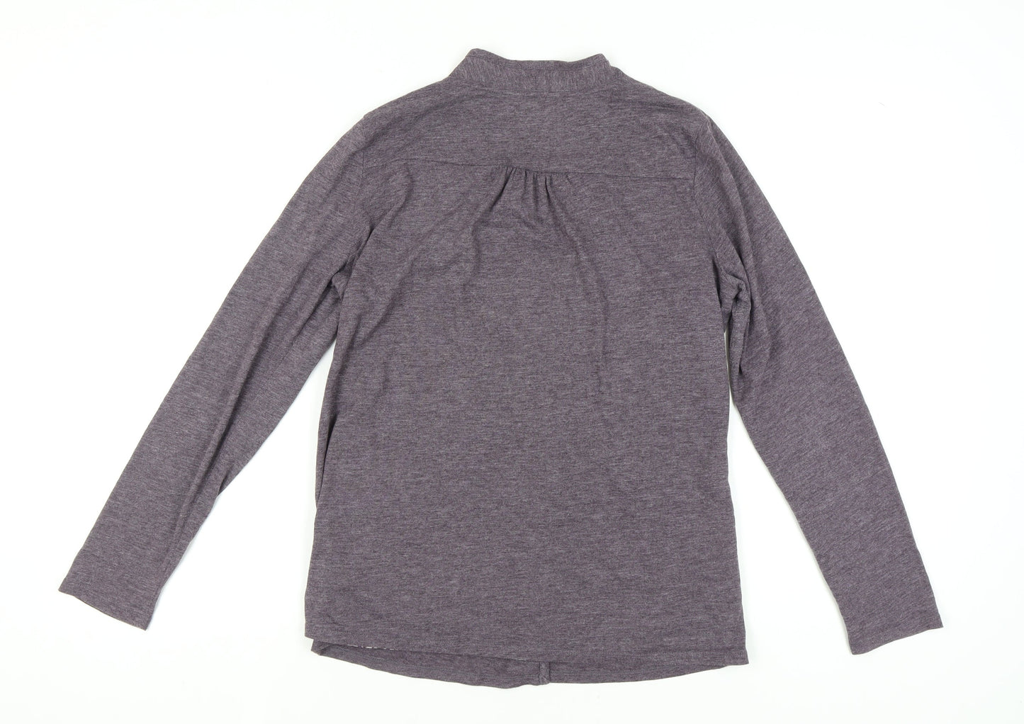 Marks & Spencer Women's Purple Blouse-Cardigan Long Sleeve Top