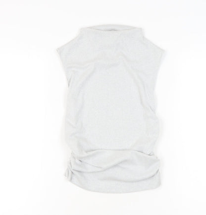 Marks & Spencer Women's Grey Sleeveless Top UK 10