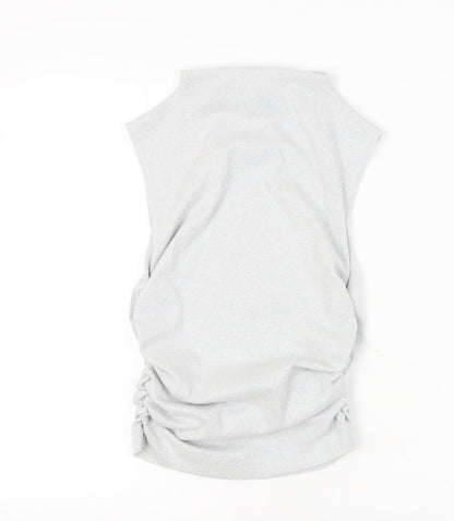 Marks & Spencer Women's Grey Sleeveless Top UK 10