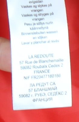 La Redoute Women's Red Relaxed Mid-Length Coat Size 14