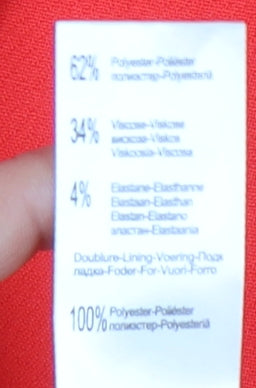 La Redoute Women's Red Relaxed Mid-Length Coat Size 14