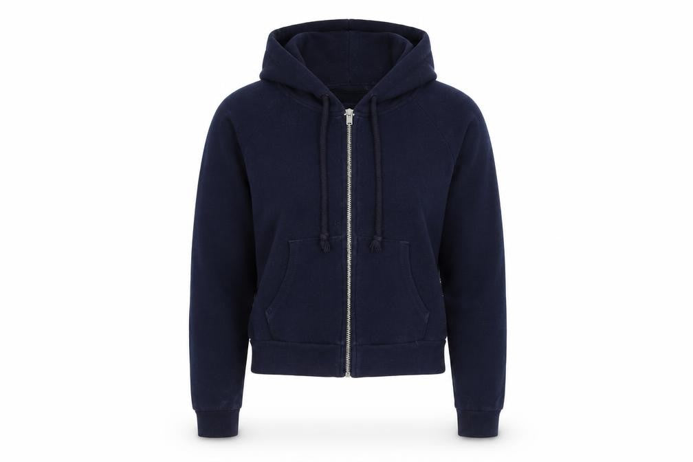 Abercrombie & Fitch Women's Blue Full Zip Hoodie, M
