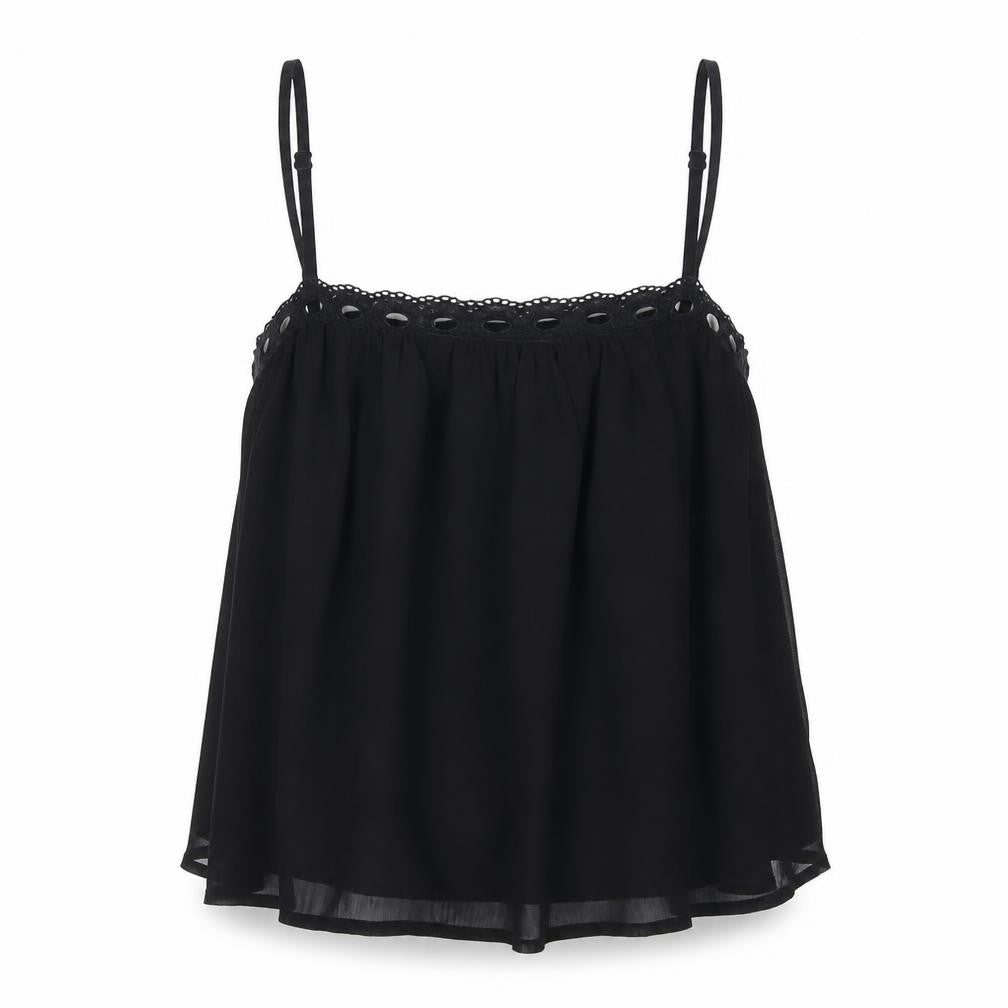 NA-KD Women's Black Camisole Tank Top Size 10