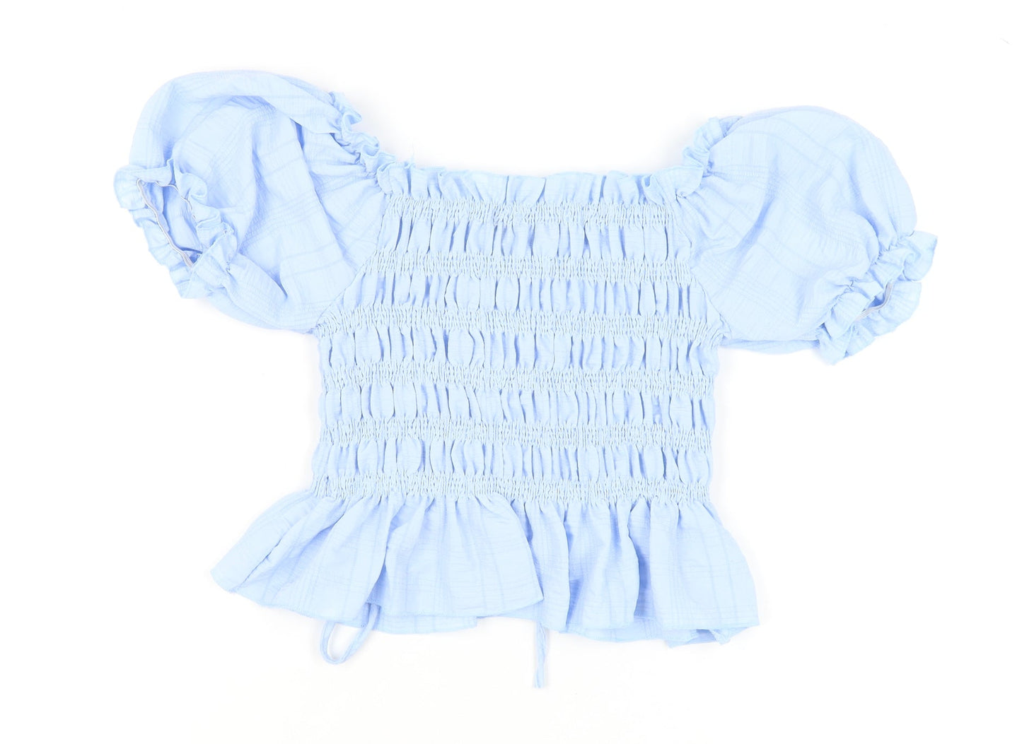 Pink Vanilla Women's Blue Off Shoulder Top M
