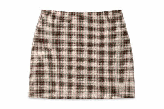 Monki Women's Multicoloured Check Skirt 16