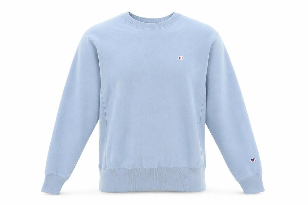Champion Unisex Blue Pullover Sweatshirt, Size S