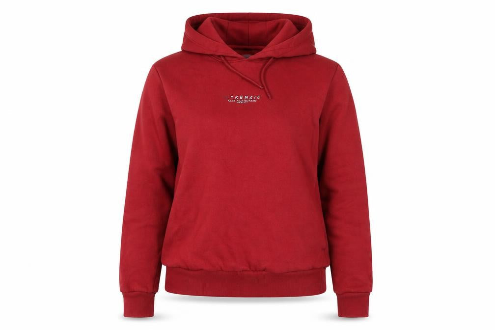 McKenzie Unisex Red Pullover Hoodie M