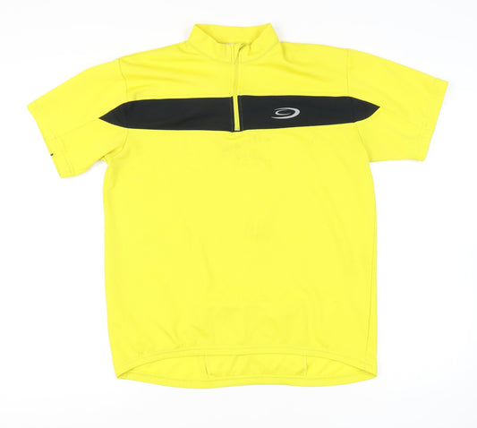 Crane Sports Men's Yellow Cycling Jersey XL