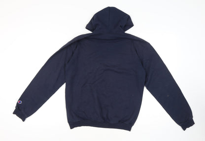 Champion Men’s XL Blue Pullover Hoodie with Graphic