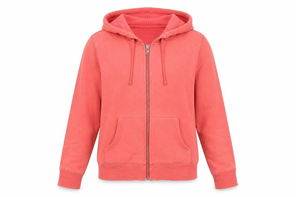 GAP Women's Pink Full Zip Hoodie - Size S, Stretch