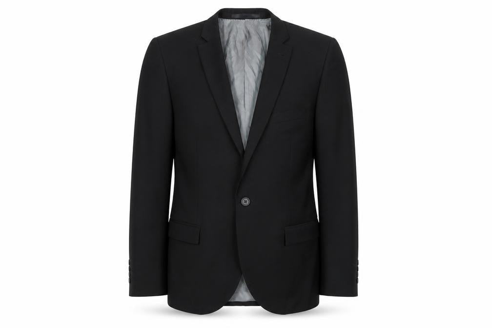 Topman Men's Black Skinny Blazer, 38 Chest