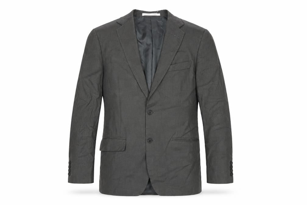 Marks & Spencer Men's Green Blazer 40 Regular Single-Breasted