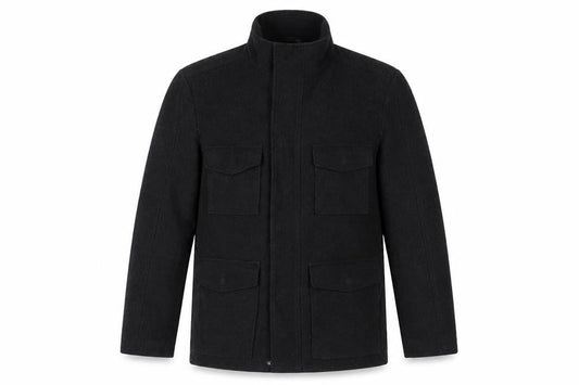 Next Men's Black Wool Jacket Size L