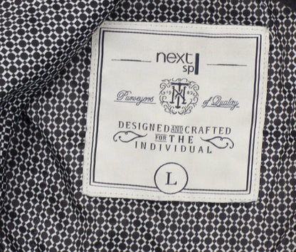 Next Men's Black Wool Jacket Size L