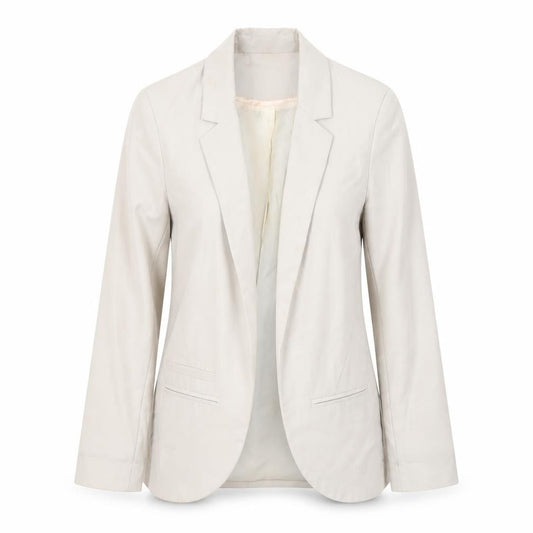 Topshop Women's Beige Blazer, UK 8, Notch Lapel, Lined